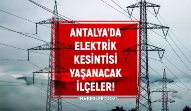 Antalya elektrik kesintisi! 14-15 Eylül Kepez, Muratpaşa, Alanya elektrik kesintisi